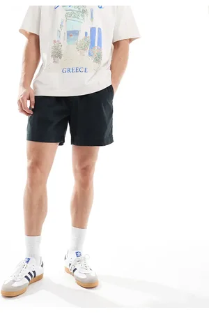 Abercrombie & Fitch 6-tommersshort i pull on-stil med løbesnor i hør
