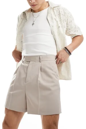 ASOS Elegante cropped bermudashorts-Neutral