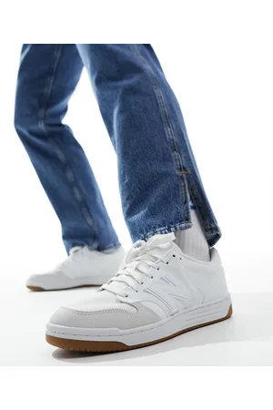 New Balance 480 - Hvide sneakers med gummisål