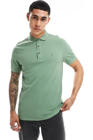 AllSaints Reform - Grøn kortærmet polotop