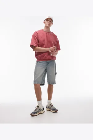 Topman Sweatshirt med korte ærmer i vintage-vask