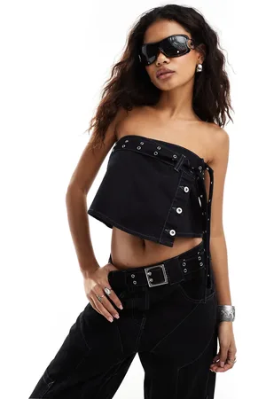 COLLUSION Festival - bandeau-croptop med bælte