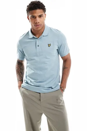 Lyle & Scott Løstsiddende polotrøje med ikonisk logo i