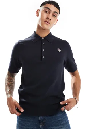 Paul Smith Strikket polotrøje med zebralogo