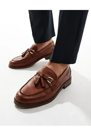 ASOS Loafers med kvaster i brunt læder
