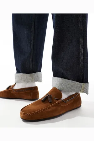 ASOS Køre-loafers i brunt ruskind