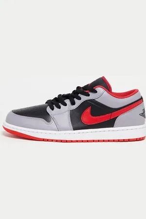 Jordan Air 1 Low - Sneakers i /grå/rød