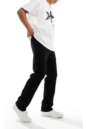 Only & Sons Sorte chinos i lige pasform