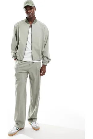 ASOS Elegant bomber-jakke i grøn - Del af sæt