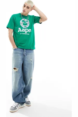 A Bathing Ape Aape By A Bathing Ape - T-shirt med korte ærmer og grafik foran i regular fit