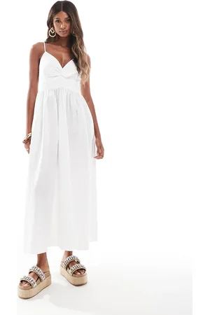 River Island Midikjole i poplin