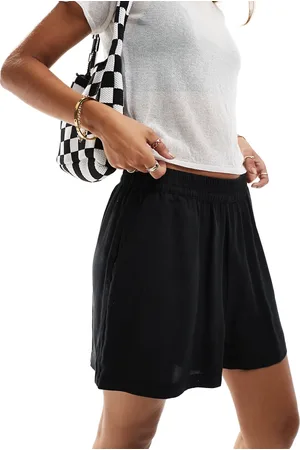 Noisy May Højtaljede pull-on-shorts i
