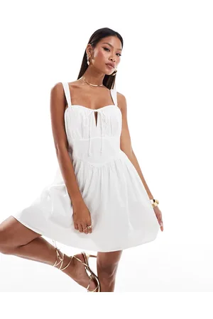 River Island Minikjole i poplin