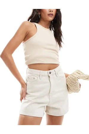 & OTHER STORIES Ecrufarvede denimshorts i hørblanding-Neutral