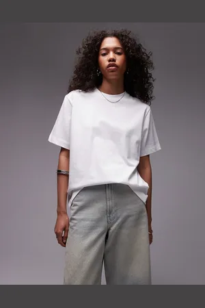 Topshop Premium - basis-T-shirt med korte ærmer