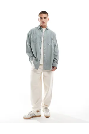Dickies Hickory - Grøn stribet skjorte