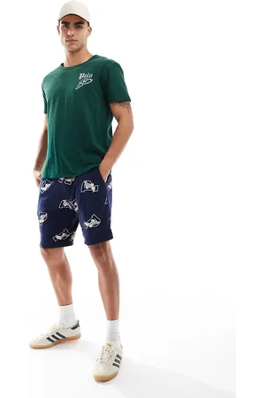 Ralph Lauren Vendbar ringer-T-shirt med retro-sportsklublogo i i klassisk, oversized pasform