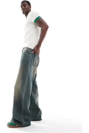 Cotton On Cotton On - Ekstraposede jeans i vasket blå i Y2K-stil