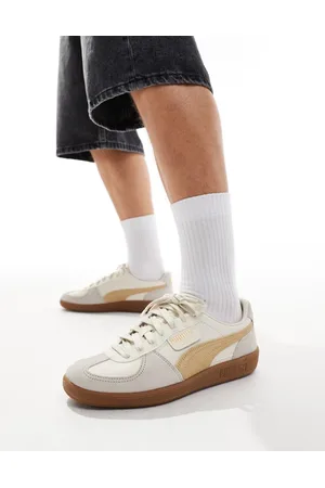PUMA Palermo - Neutrale sneakers i læder