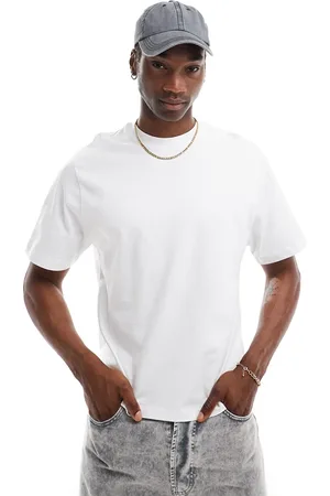 Reclaimed Cropped T-shirt i i firkantet pasform