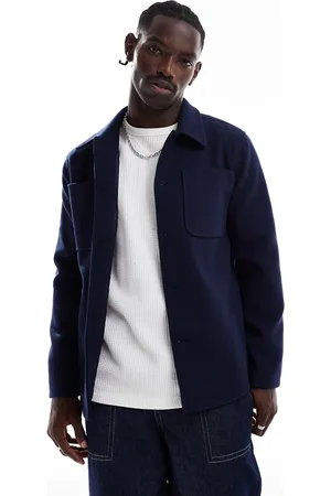 ASOS Skjortejakke i uldlook