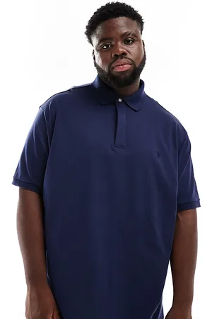 Ralph Lauren Big & Tall - Polotrøje med logoikon i pimabomuld i klassisk pasform