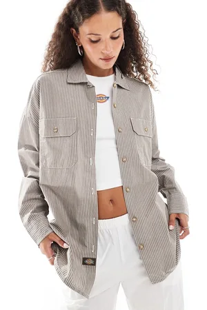 Dickies Hickory - Sæsonbetonet skjorte med striber i
