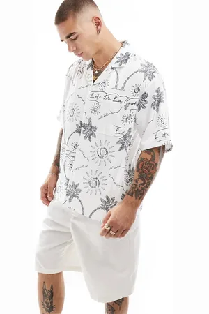 The Couture Club Skjorte med palmebroderi