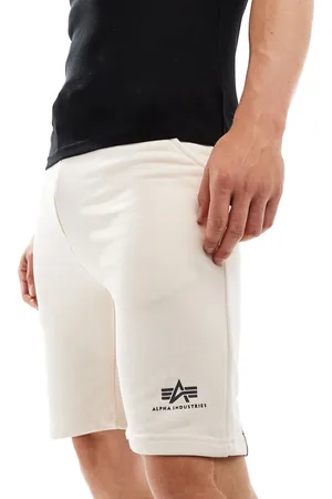 Alpha Industries Sweatshirt-shorts med logo-Neutral