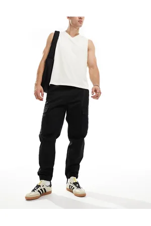 Pull&Bear Sorte basis-cargobukser