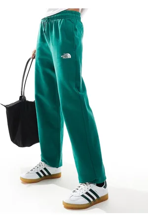 The North Face Essentials - Oversized joggingbukser i grøn med logo