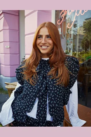 Labelrail X Laura Elizabeth Klein - Vatteret og vest med småprint - Del af sæt