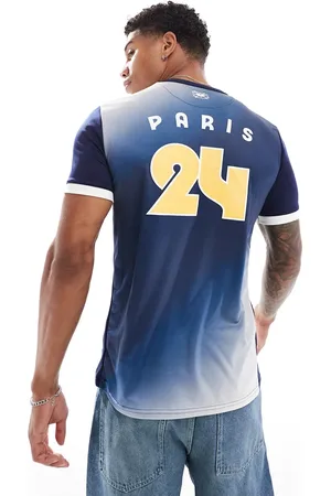 Le Coq Sportif Paris 2024 Olympics - T-shirt i mørkeblå overgangsfarve-Marineblå
