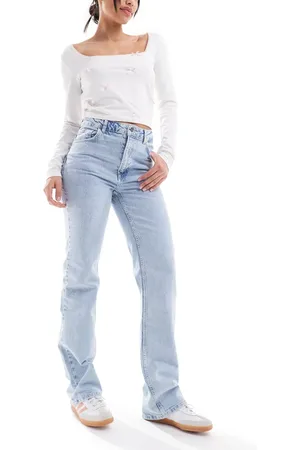 Stradivarius STR - Jeans med lige ben og stretch i