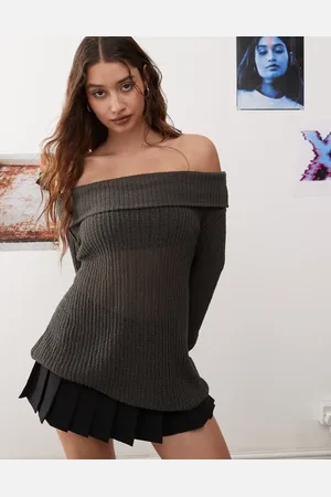 Weekday Lori - offshoulder-trøje i let strik