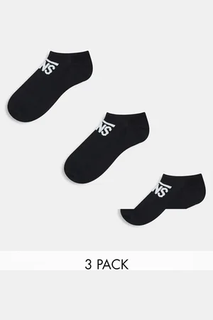 Vans Pakke med 3 par sorte sokker til sneakers