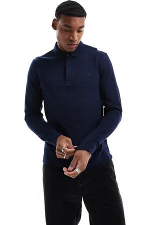 Lacoste Langærmet poloskjorte i