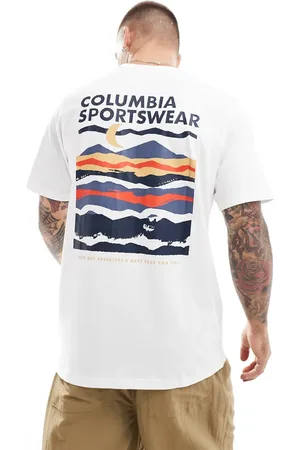Columbia Explorers Canyon - T-shirt med rygprint