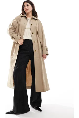 MANGO Og oversized trenchcoat i afslappet pasform