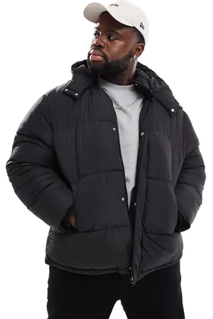 ASOS Dynejakke med aftagelig hætte