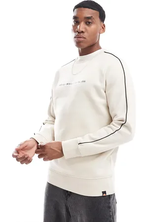 Ellesse Bettega - sweatshirt med bånd langs ærmerne-Neutral