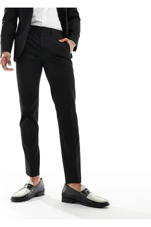 ASOS Sorte slim fit-smokingbukser