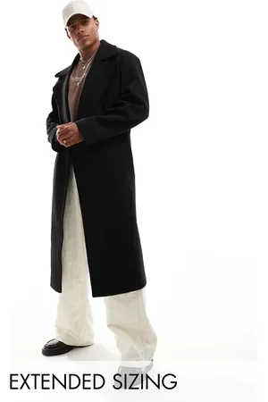 ASOS Oversized overfrakke i uldlook