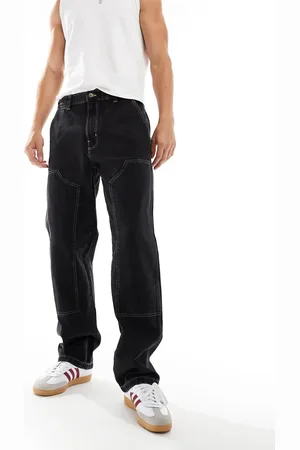 Dickies Madison - Posede denimjeans med dobbelte knæ i vasket