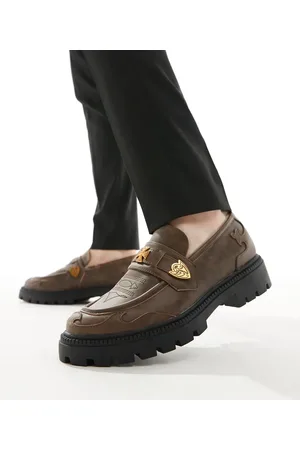 ASOS Brune loafers med western-detaljer