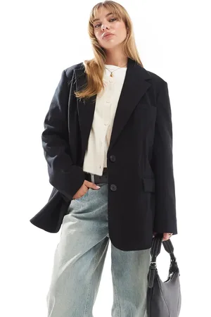 ASOS Elegant blazer i imiteret uld