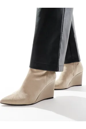 River Island Støvler med kilehæl-Neutral