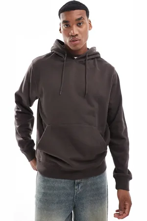 JACK & JONES Chokoladebrun super-oversized hættetrøje