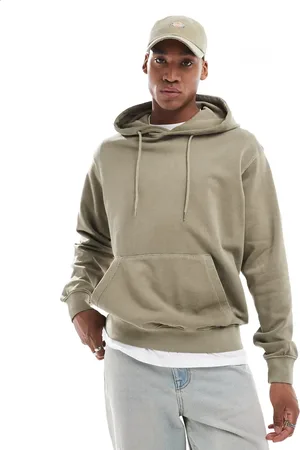 JACK & JONES Vasket kakigrøn super-oversized hættetrøje