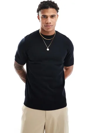 ASOS Strikket t-shirt med korte ærmer - Del af sæt